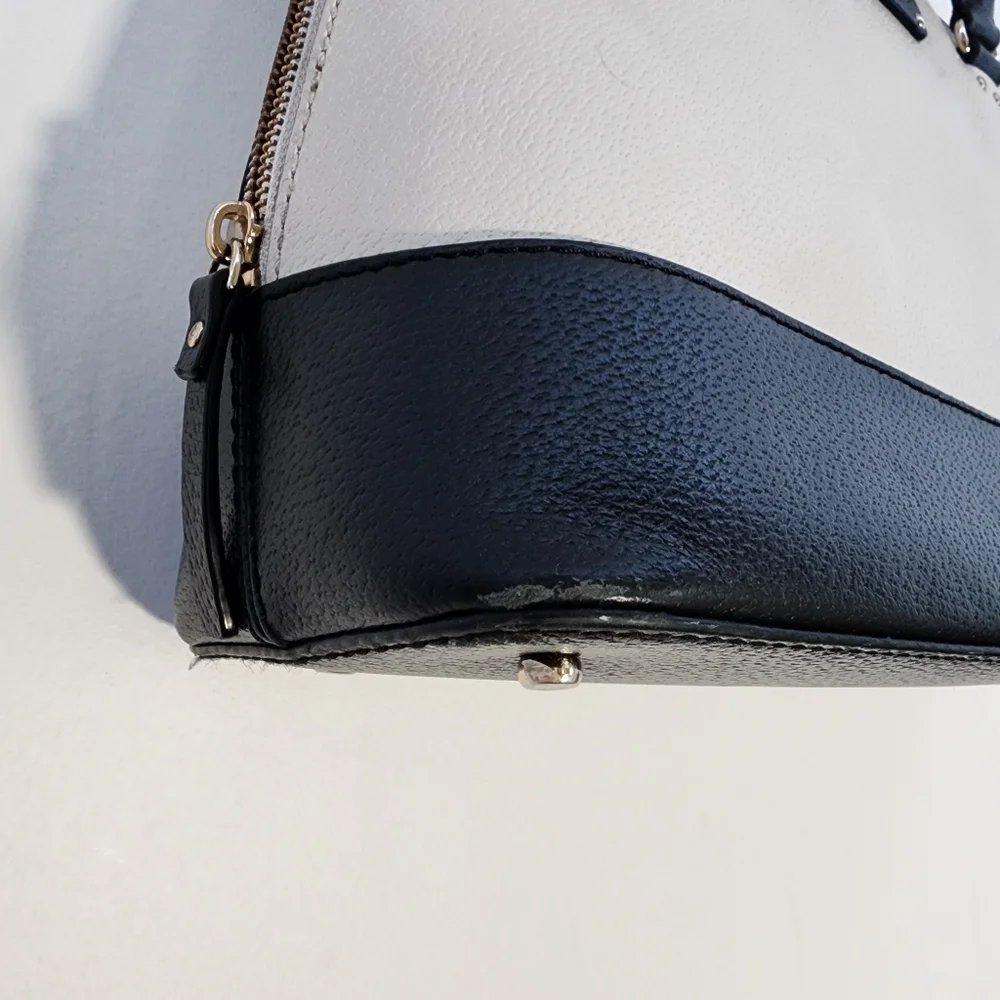 Kate Spade Black and White Satchel with Classic Design - Picture 2 of 16